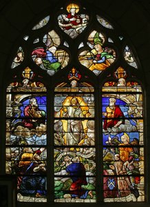 Vitrail représentant la Transfiguration, XVIe-XXe siècle
